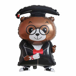 Foil Balloon - Bear - Graduate